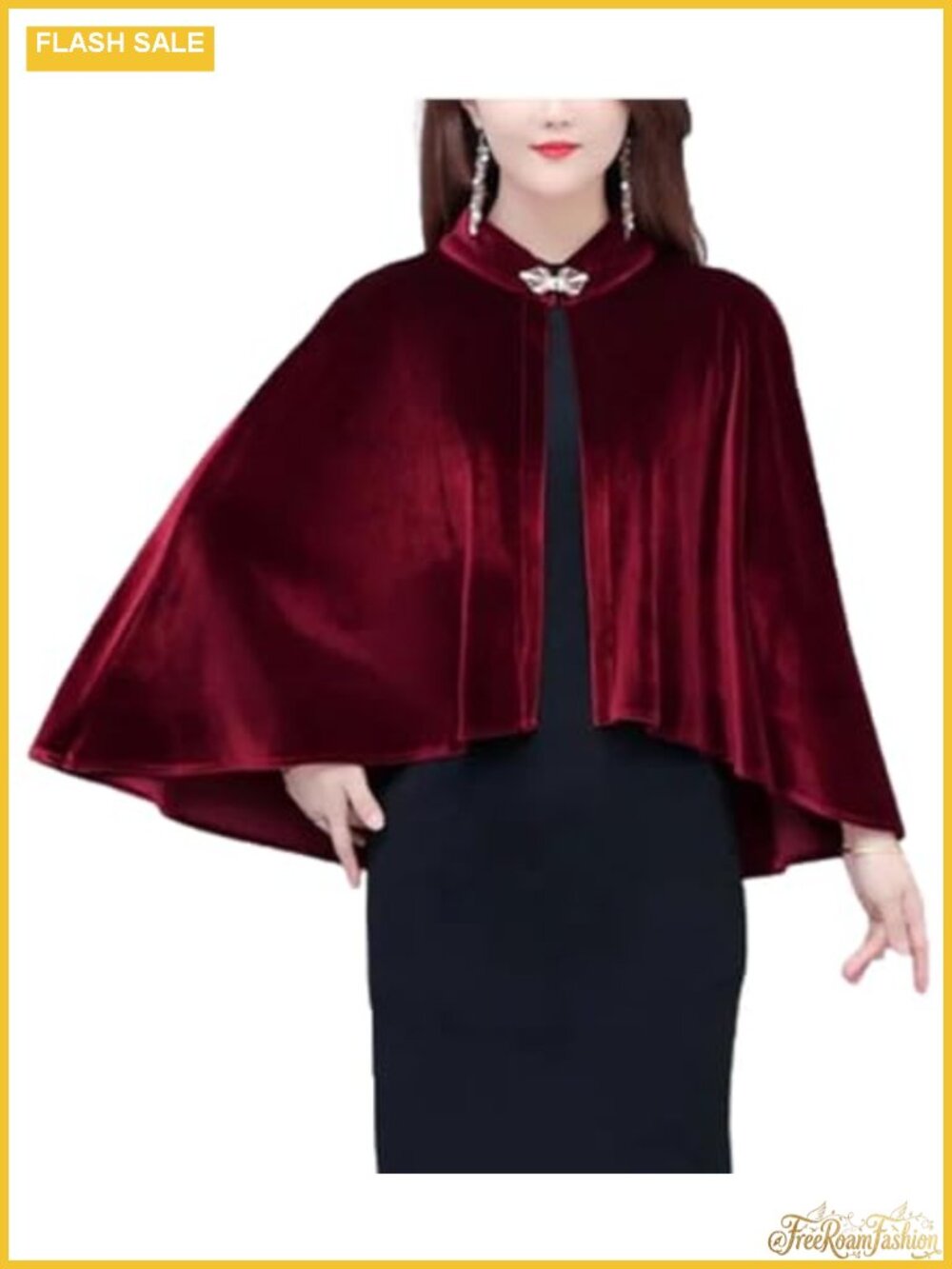 Velvet Shawl Wrap Scarf Poncho Cape Wedding Evening Bridal